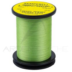 Fils de montage Semperfli Classic waxed thread 110 m 12/0 Chartreuse