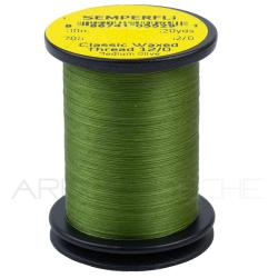 Fils de montage Semperfli Classic waxed thread 110 m 12/0 Medium olive