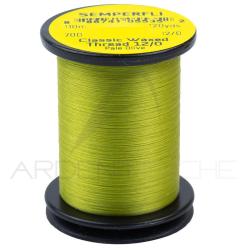 Fils de montage Semperfli Classic waxed thread 110 m 12/0 Pale olive