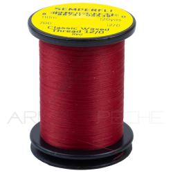 Fils de montage Semperfli Classic waxed thread 110 m 12/0 Rouge