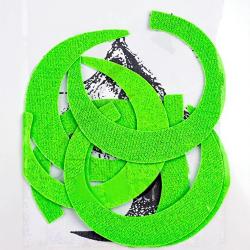 Wiggle Tails PACCHIARINI'S M chartreuse fluo