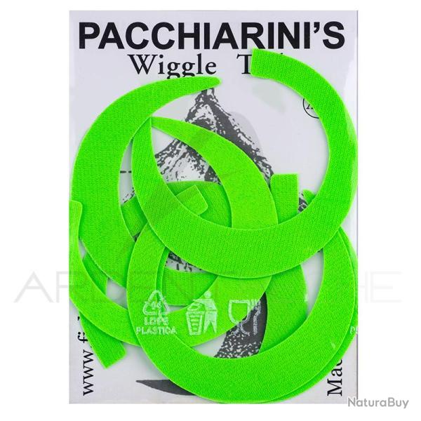 Wiggle Tails PACCHIARINI'S M chartreuse fluo