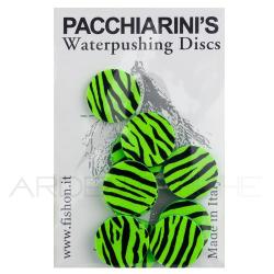 Waterpushing Disc PACCHIARINI'S Chartreuse Fluo Barred