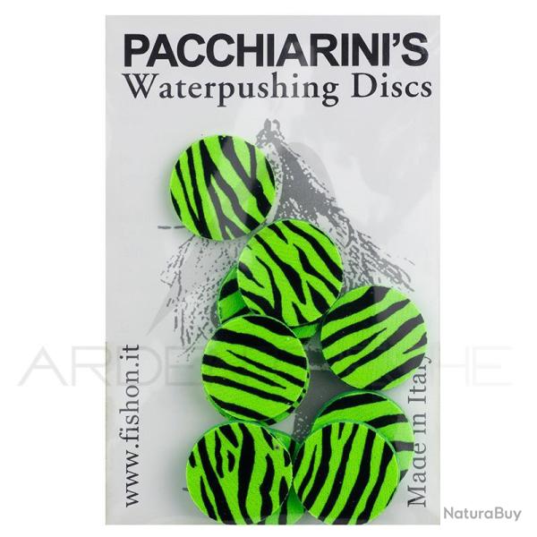 Waterpushing Disc PACCHIARINI'S Chartreuse Fluo Barred