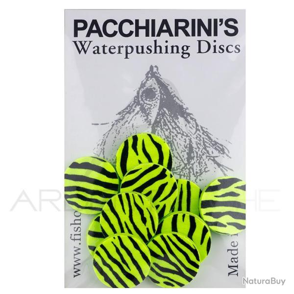 Waterpushing Disc PACCHIARINI'S Yellow Fluo Barred