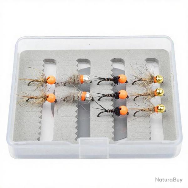Collection mouches YLFly-Fishing Nymphes lourdes