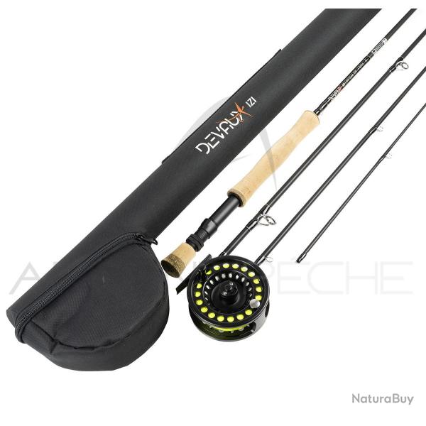 Canne � mouche DEVAUX pr�t � p�cher Kit Izi 9' soie 7/8