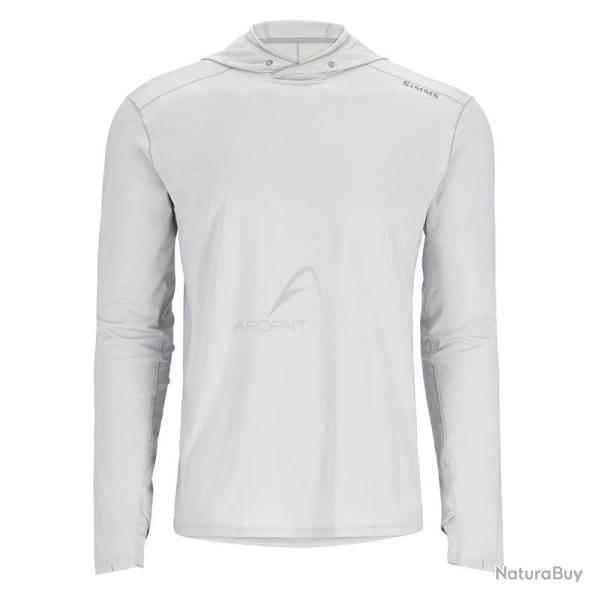 Tee shirt SIMMS Solarflex Hoody Sterling M