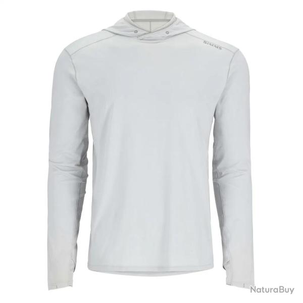 Tee shirt SIMMS Solarflex Hoody Sterling