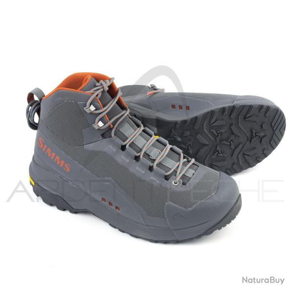 Chaussures SIMMS Flyweight Boot Caoutchouc Steel Grey 45 (12)