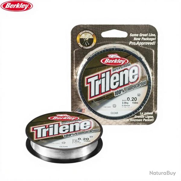 Fils fluorocarbone BERKLEY Trilene clear 50m � 0.32mm