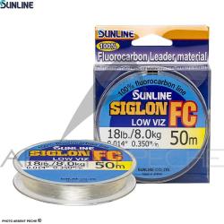 Fils fluorocarbone SUNLINE Siglon FC 50m &Oslash; 0.225mm