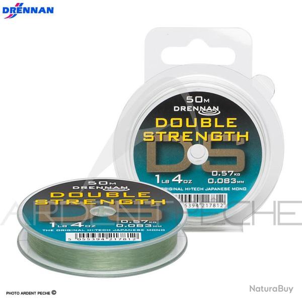 Fils nylon DRENNAN Double strength 50m � 0.117mm