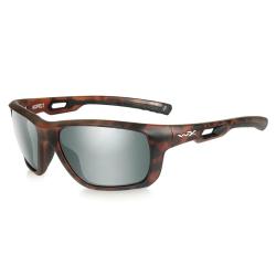 Lunettes polarisantes WILEY X Aspect Platinium flash Matte demi brown frame