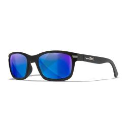 Lunettes polarisantes WILEY X Helix captivate Blue mirror Matte black frame