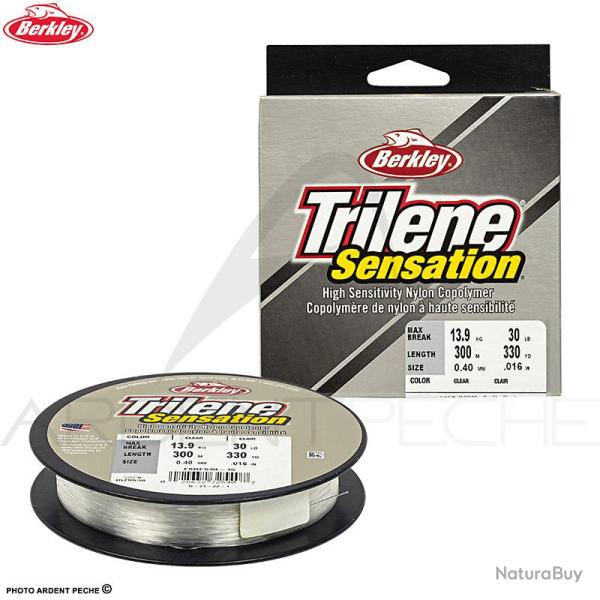 Fils nylon BERKLEY Trilene sensation mono 300m � 0.22mm