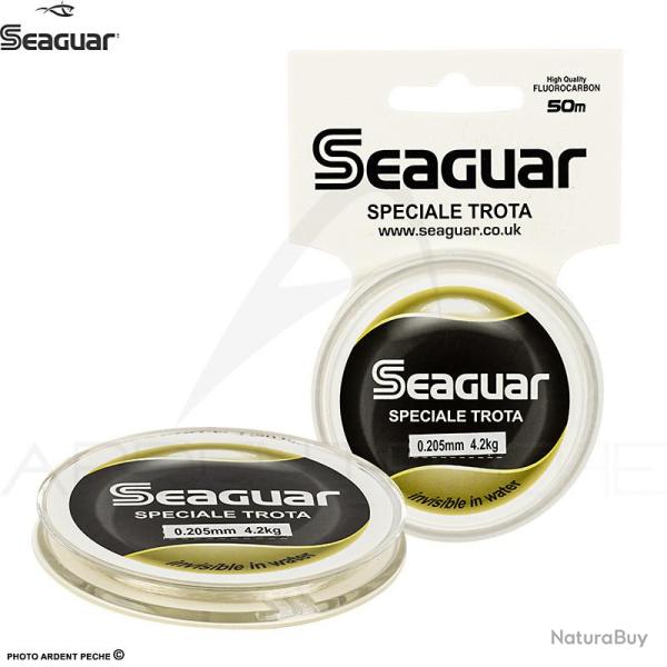 Fil fluorocarbone SEAGUAR Speciale trota 50m � 0.185mm