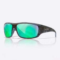 Lunettes polarisantes WILEY X Omega captivate Green mirror Kriptek neptune frame