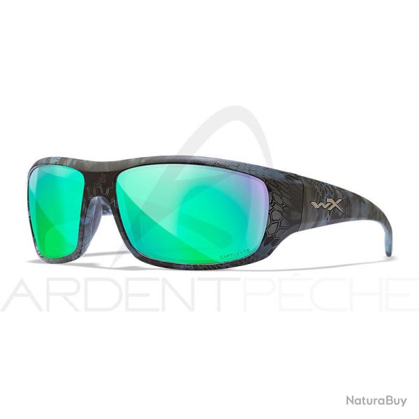 Lunettes polarisantes WILEY X Omega captivate Green mirror Kriptek neptune frame