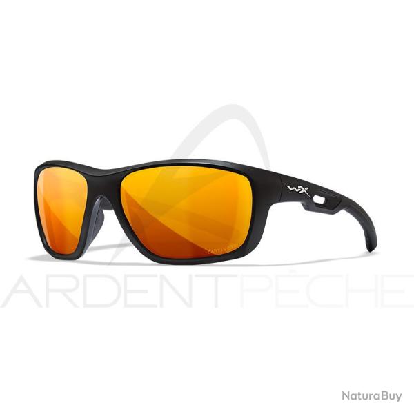 Lunettes polarisantes WILEY X Aspect captivate Bronze mirror Matte black frame