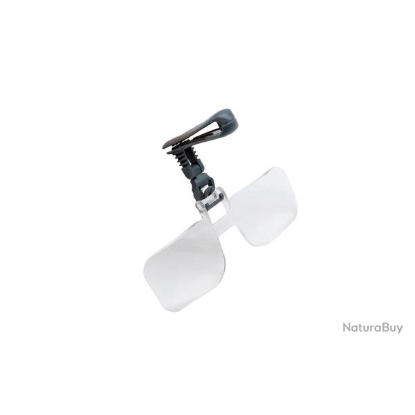 Clip Loupe casquette DEVAUX relevable Carson 2,25X +5