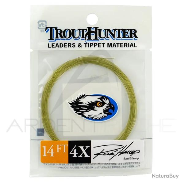 Bas de ligne TroutHunter Harrop 14' (4,20m) 4X - 0,185 mm