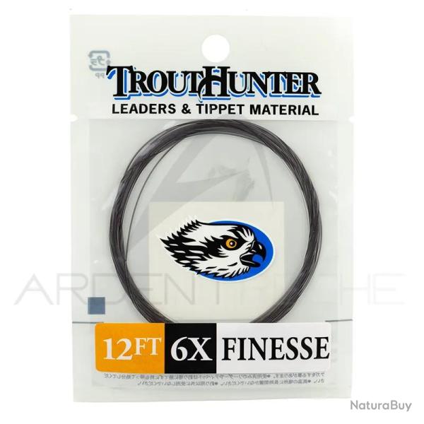 Bas de ligne TroutHunter Finesse 12' (3,60m) 7x - 0.104 mm