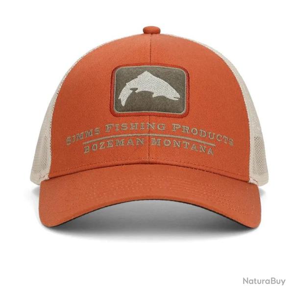 Casquette SIMMS Double Haul Icon Trucker Orange