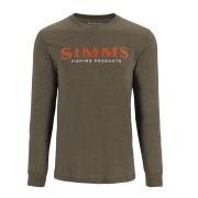 Chemise de pêche homme Simms manches longues gris clair