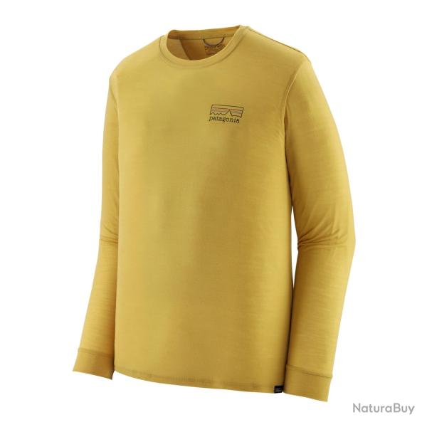 Tee shirt PATAGONIA Men's Long-Sleeved Capilene Cool Merino Blend Bundle Green S
