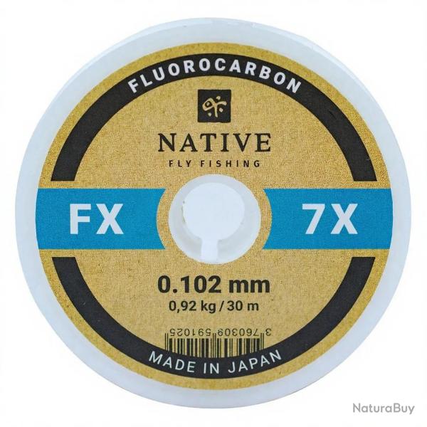 Fils fluorocarbone NATIVE FX 0,185 mm - 4X
