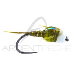 Mouche DEVAUX Nymphe bille tungst&egrave;ne JBNT 55 B H16