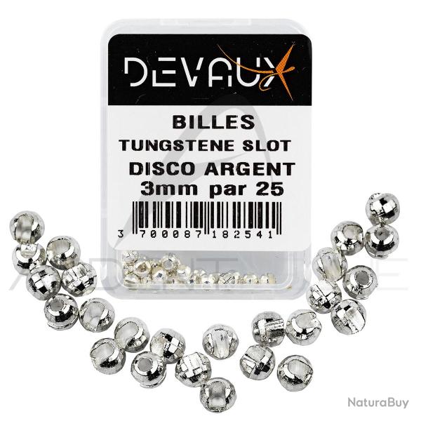 Bille Tungst�ne DEVAUX Slot Disco argent 3 mm
