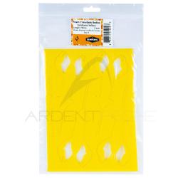 Mousse corps &eacute;crevisse jaune 75 mm