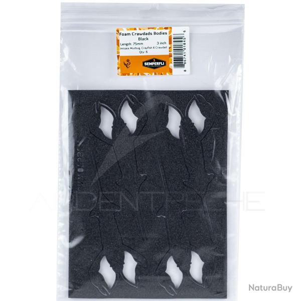 Mousse corps �crevisse noir 25 mm
