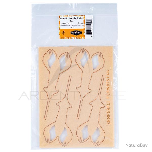 Mousse corps �crevisse tan 75 mm