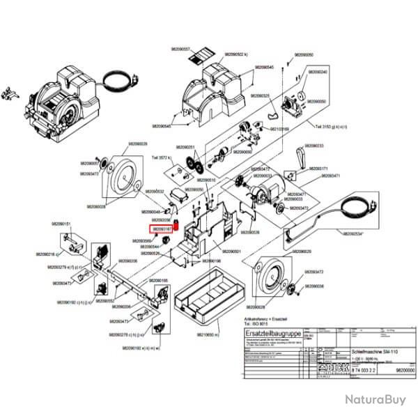 9 8209 3167 Condensateur pour SM-110 et SM-111