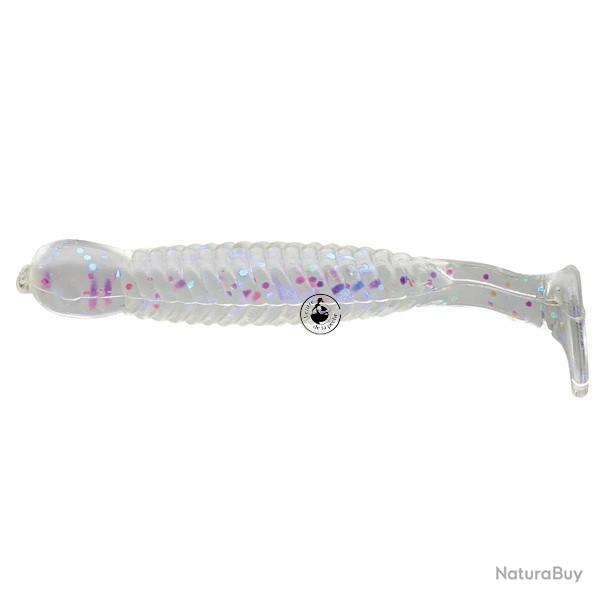Leurre Souple Ecogear Grass Minnow S 4,2cm Pure Clear Hologram