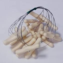 FILS &Agrave; FROMAGE POIGNEE PLASTIQUE (PQT DE 10) 120 cm