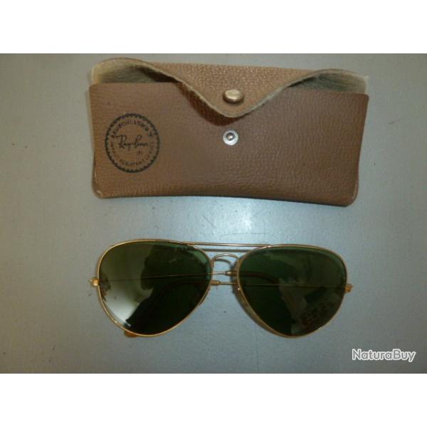 lunettes RAY BAN GOLDEN AVIATOR USA ( pilote us air force )