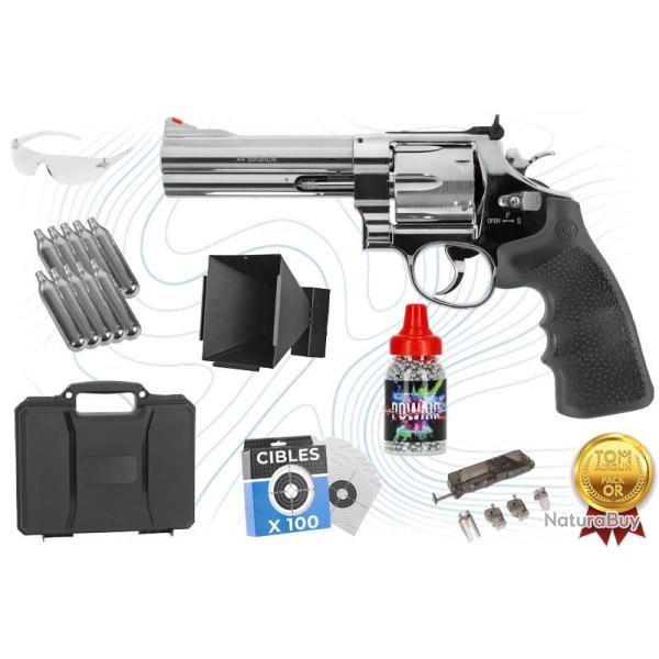 Pack Or Revolver 629 5" CO2 Calibre 4.5mm Smith & Wesson