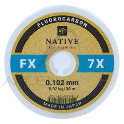 Fils fluorocarbone NATIVE FX 0,128 mm - 5,5X