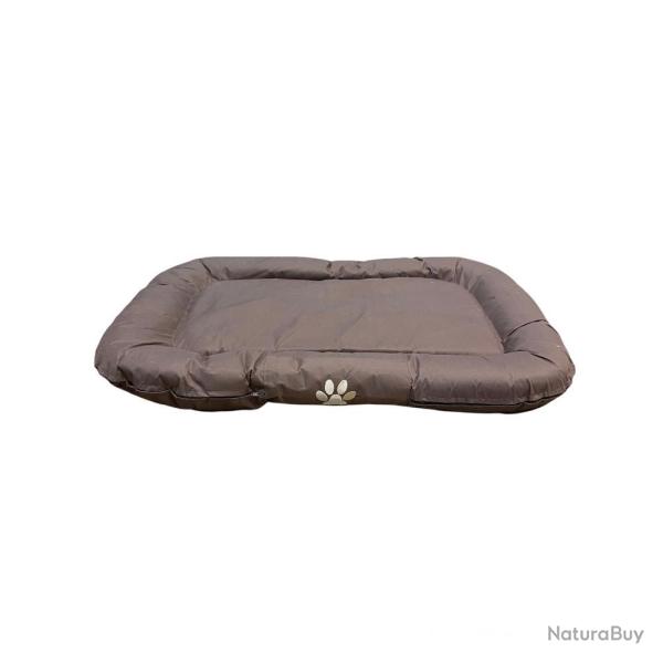 COUSSIN DEHOUSSABLE BRUN POUR CHIEN - 100X70CM - 
