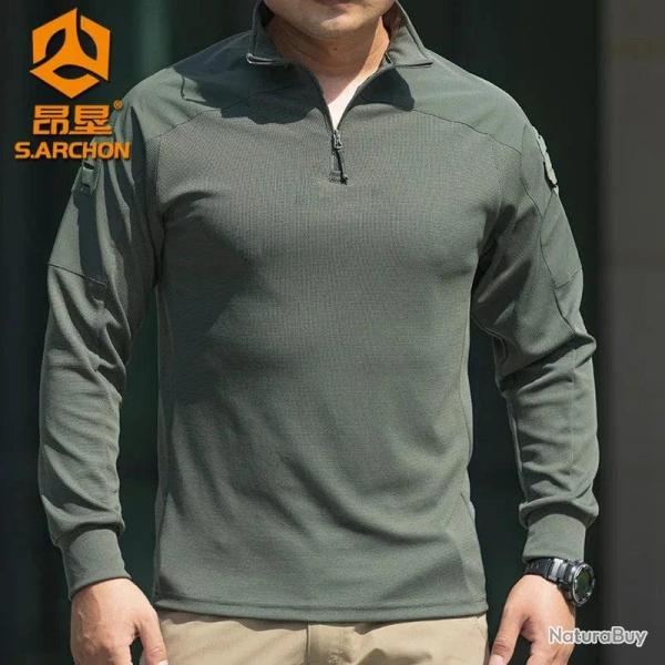 Chemise manches longues ARCHON TACTICAL - Vert / M