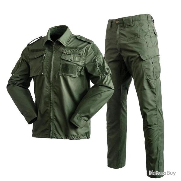 Uniforme combat TacDef Mk.III XMG - Vert / S (50-60kg)