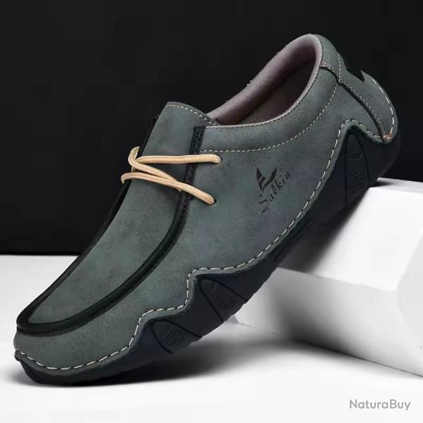 Chaussures homme cuir automne | Mocassins d�contract�s respirants | Baskets marche rando ville