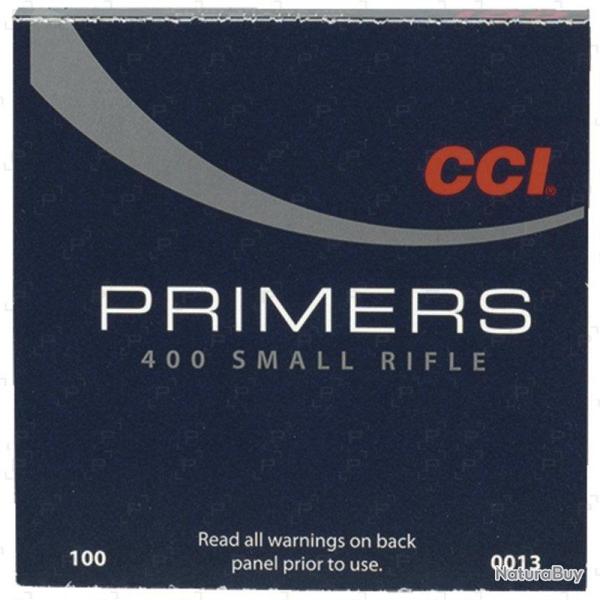 Amorces CCI pour rechargement - Bo�te de 100 - Par 10 / Magnum Small Rifle 450