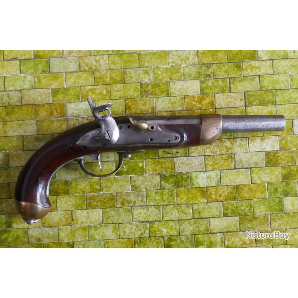 pistolet silex cavalerie 1816 22