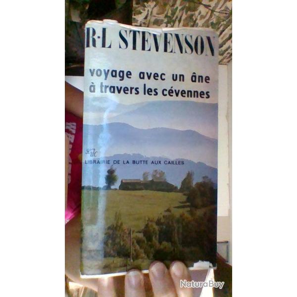 Voyage avec un ane a travers les cevennes par R. L Stevenson - Librairie de la buttes aux cailles -