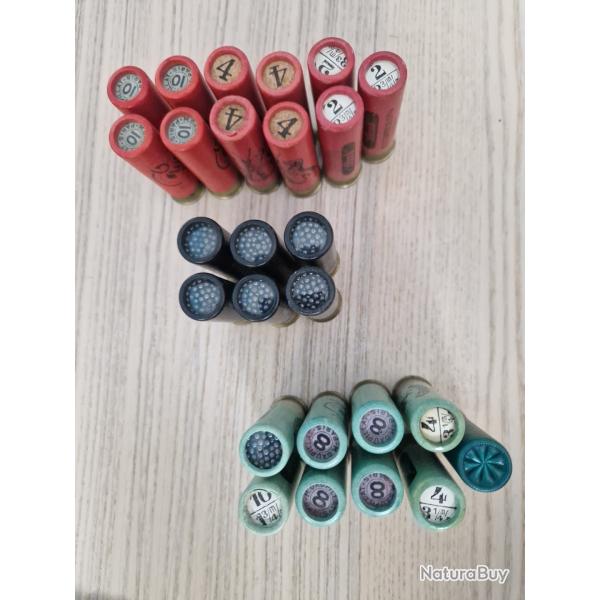 31 Cartouches calibre 16